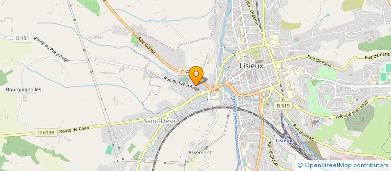 localisation de l'entreprise MONSIEUR ALI GUSEIAN à LISIEUX