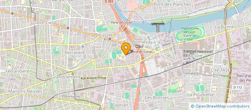 localisation de l'entreprise MONSIEUR ALI HADIA  VILLEURBANNE