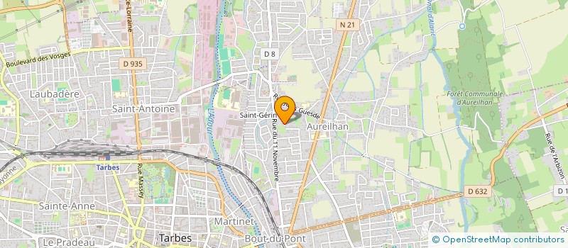 localisation de l'entreprise MONSIEUR ALI HADJ-KACI  AUREILHAN