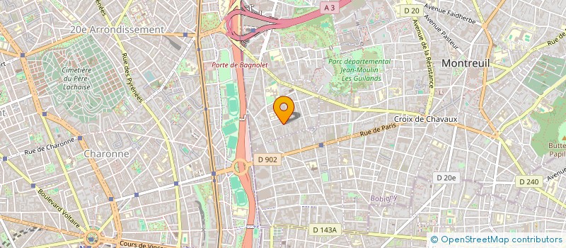 localisation de l'entreprise MONSIEUR ALI HAIDER à BAGNOLET