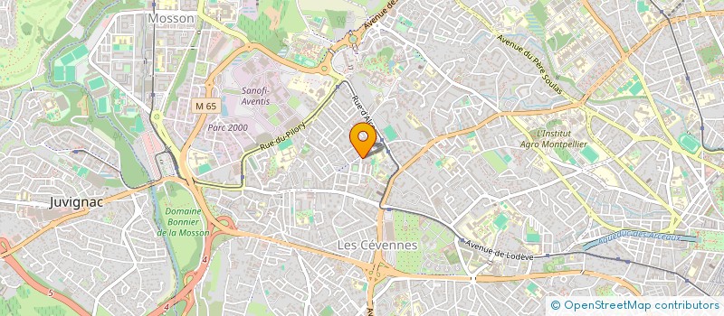 localisation de l'entreprise MONSIEUR ALI HAJJI à MONTPELLIER