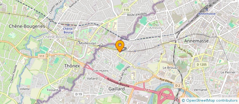 localisation de l'entreprise MONSIEUR ALI HALACI  GAILLARD