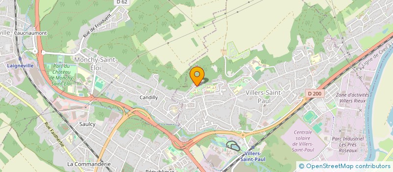 localisation de l'entreprise MONSIEUR ALI HALHAL  VILLERS-SAINT-PAUL