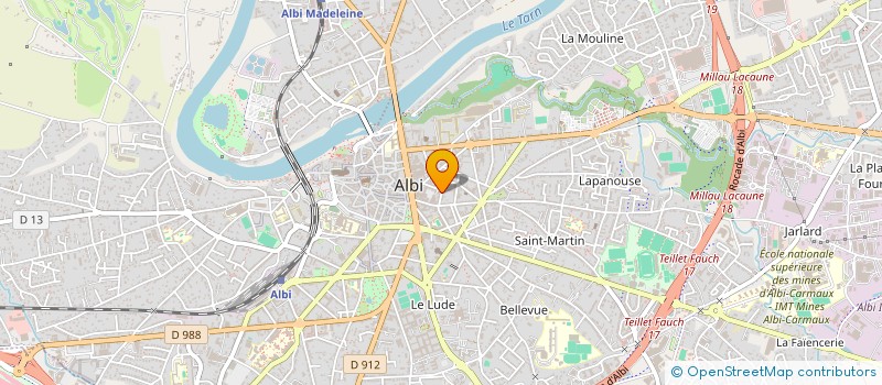 localisation de l'entreprise MONSIEUR ALI HALIMI  ALBI