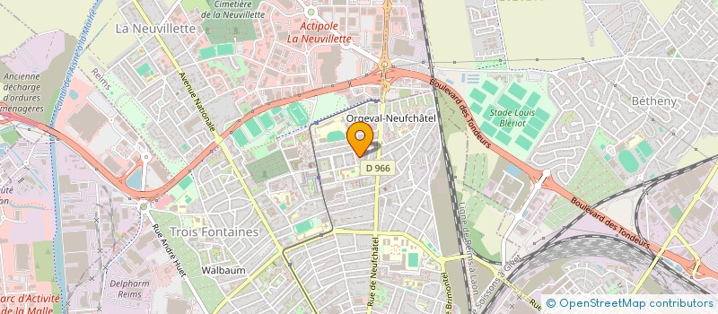 localisation de l'entreprise MONSIEUR ALI HAMED DJEDOU  REIMS