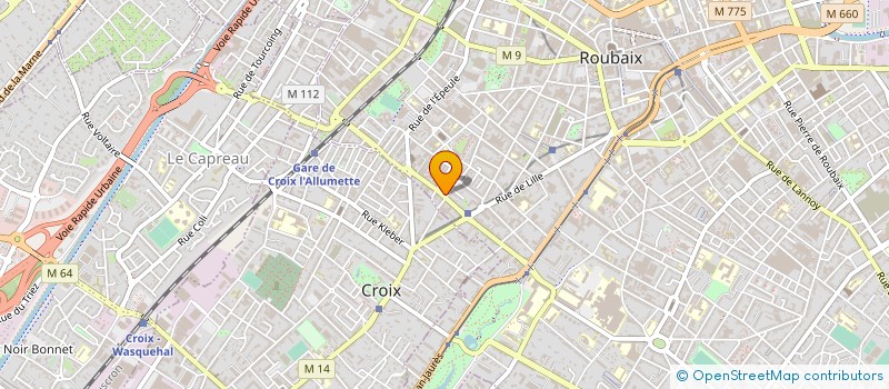 localisation de l'entreprise MONSIEUR ALI HAMITOUCHE  ROUBAIX