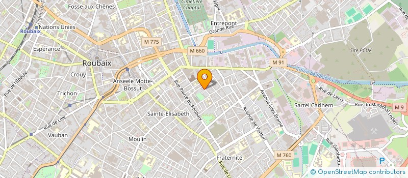 localisation de l'entreprise MONSIEUR ALI HAMMIA à ROUBAIX