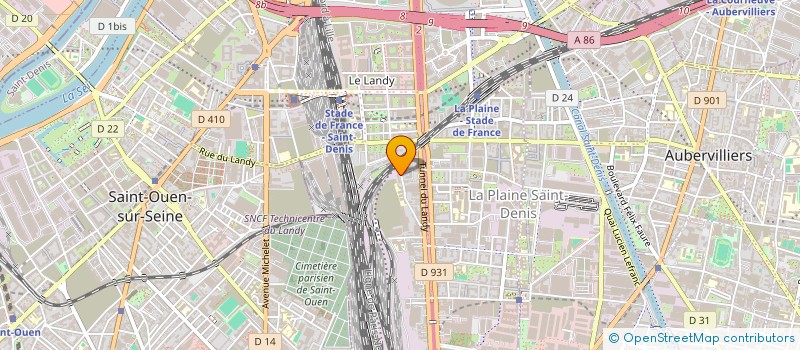 localisation de l'entreprise MONSIEUR ALI HAMMOUCHE  SAINT-DENIS