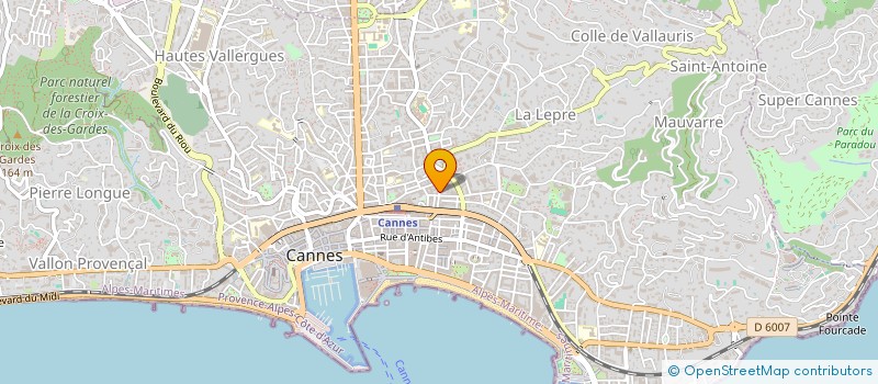 localisation de l'entreprise MONSIEUR ALI HAMMOUN  CANNES