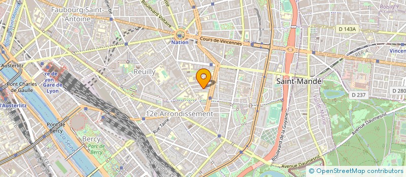 localisation de l'entreprise MONSIEUR ALI HAMMOUTENE  PARIS