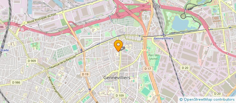 localisation de l'entreprise MONSIEUR ALI HAMRANI à GENNEVILLIERS