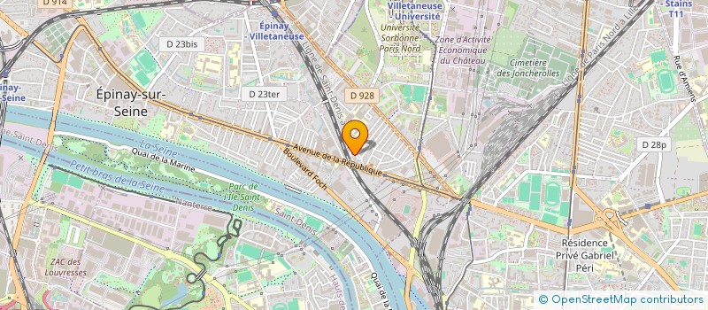 localisation de l'entreprise MONSIEUR ALI HAMZA  EPINAY-SUR-SEINE