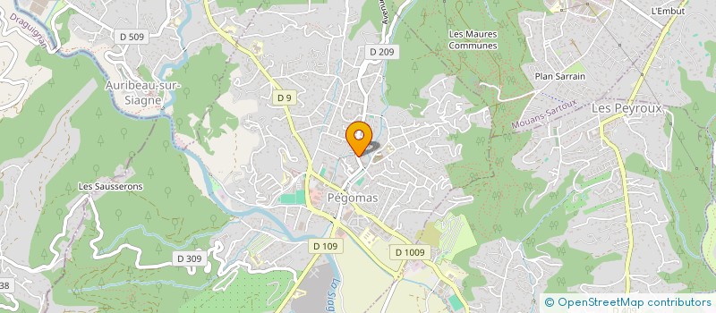 localisation de l'entreprise MONSIEUR ALI HANACHI  PEGOMAS