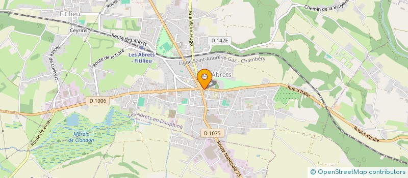 localisation de l'entreprise MONSIEUR ALI HANNANI  LES ABRETS-EN-DAUPHINE