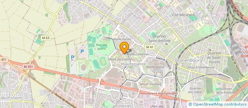 localisation de l'entreprise MONSIEUR ALI HARCHAOUI à STRASBOURG