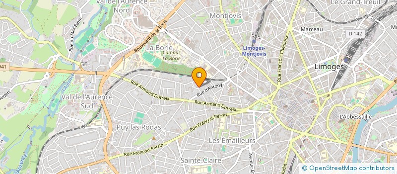 localisation de l'entreprise MONSIEUR ALI HASSAN à LIMOGES