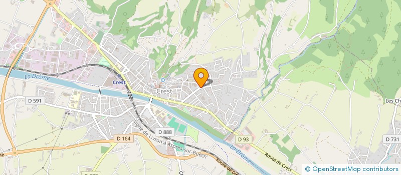 localisation de l'entreprise MONSIEUR ALI HASSAN ALI à CREST