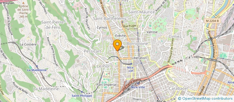 localisation de l'entreprise MONSIEUR ALI HASSAN KOCHAY à NICE
