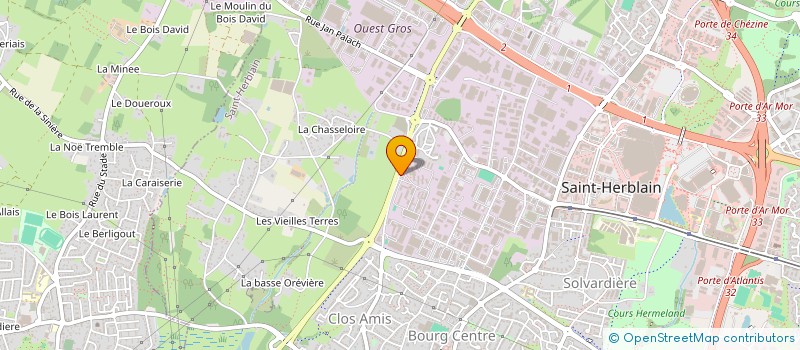 localisation de l'entreprise MONSIEUR ALI HASSAN MOHAMED  SAINT-HERBLAIN