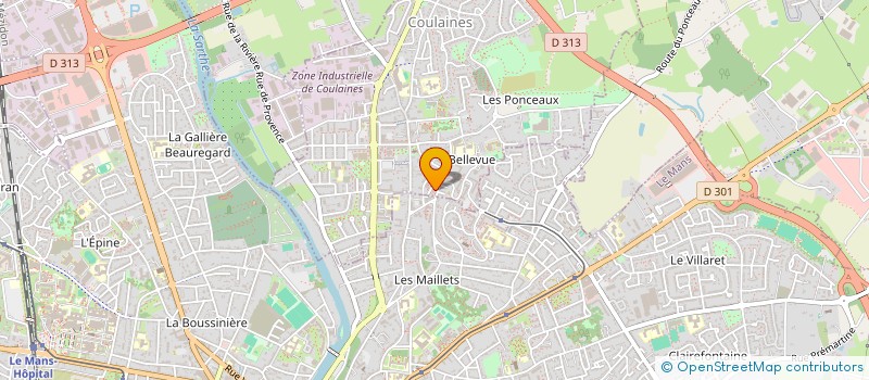 localisation de l'entreprise MONSIEUR ALI HASSANE ALOU  COULAINES