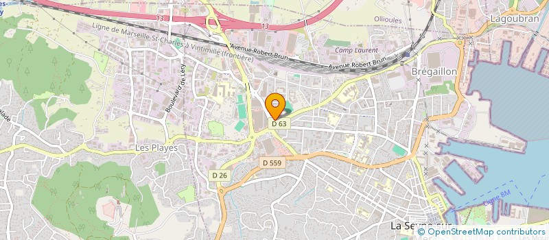 localisation de l'entreprise MONSIEUR ALI HASSEN  LA SEYNE-SUR-MER