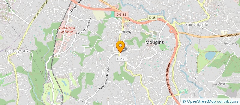 localisation de l'entreprise MONSIEUR ALI HECHMI à MOUGINS