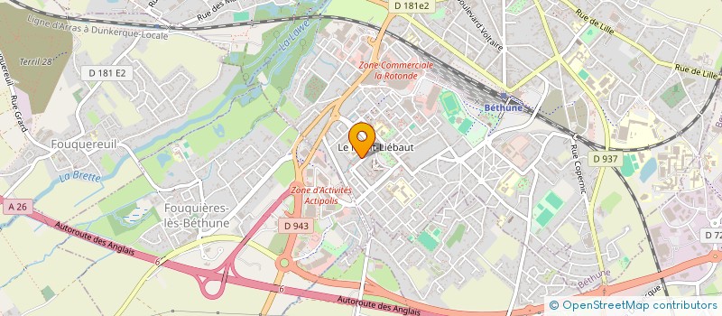 localisation de l'entreprise MONSIEUR ALI HEIDARI  BETHUNE