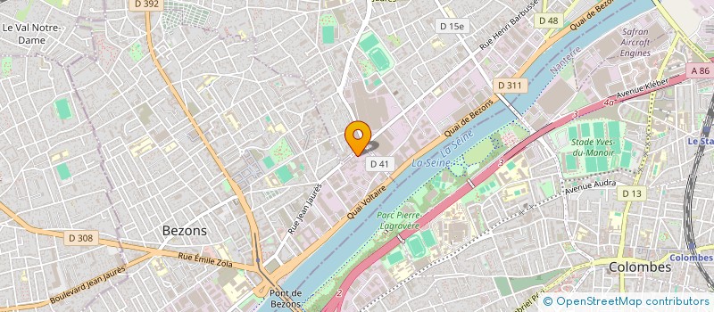 localisation de l'entreprise MONSIEUR ALI HELAL  BEZONS