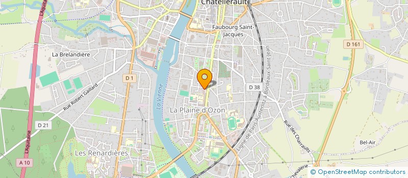 localisation de l'entreprise MONSIEUR ALI HENNI  CHATELLERAULT