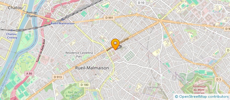 localisation de l'entreprise MONSIEUR ALI HENTATI à RUEIL-MALMAISON
