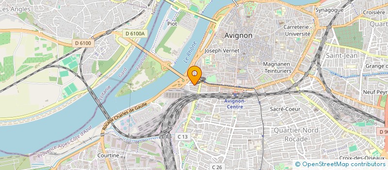 localisation de l'entreprise MONSIEUR ALI HILLAMI  AVIGNON