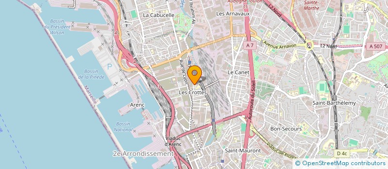 localisation de l'entreprise MONSIEUR ALI HOMRI à MARSEILLE