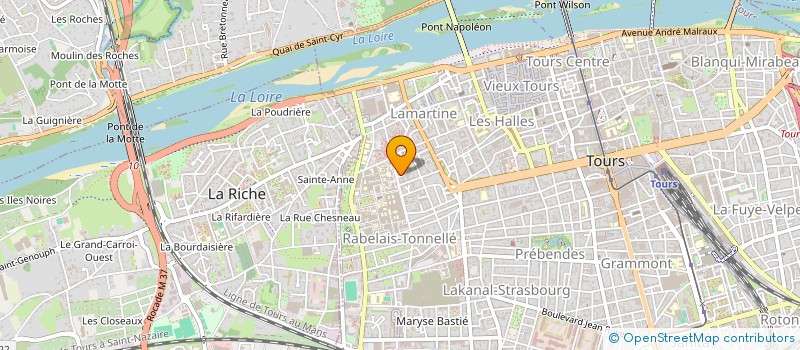 localisation de l'entreprise MONSIEUR ALI HOSSAIN  TOURS