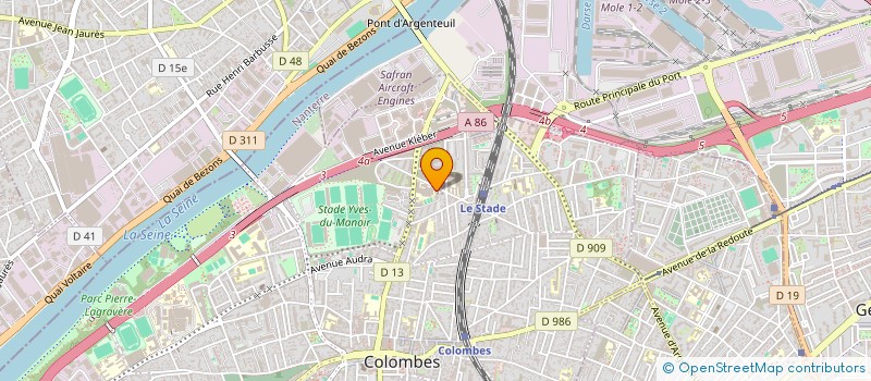 localisation de l'entreprise MONSIEUR ALI HOSSEIN KANOUNI  COLOMBES