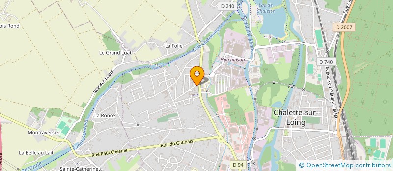 localisation de l'entreprise MONSIEUR ALI HSSAINA à CHALETTE-SUR-LOING