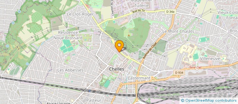 localisation de l'entreprise MONSIEUR ALI HUSSEINI  CHELLES