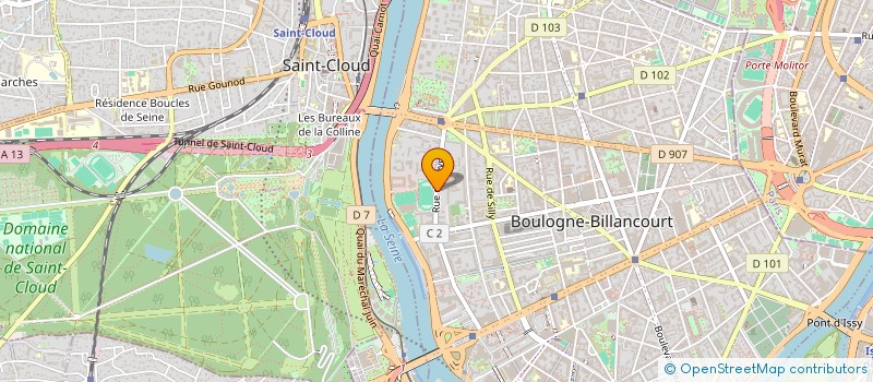 localisation de l'entreprise MONSIEUR ALI IBEGAZENE à BOULOGNE-BILLANCOURT