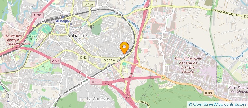 localisation de l'entreprise MONSIEUR ALI IGHIL à AUBAGNE
