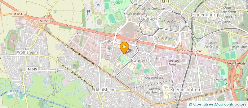 localisation de l'entreprise MONSIEUR ALI ISAEV à STRASBOURG