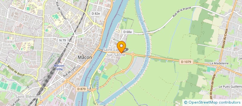 localisation de l'entreprise MONSIEUR ALI ISMAIL  SAINT-LAURENT-SUR-SAONE