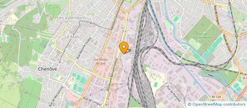 localisation de l'entreprise MONSIEUR ALI ISSA  CHENOVE