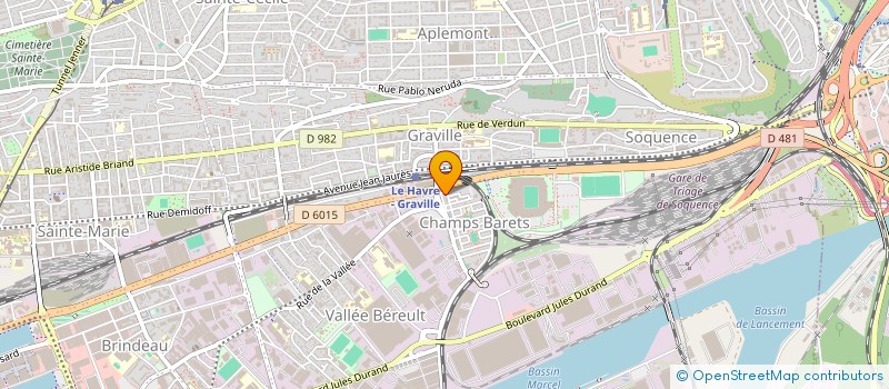 localisation de l'entreprise MONSIEUR ALI ISSAD à LE HAVRE