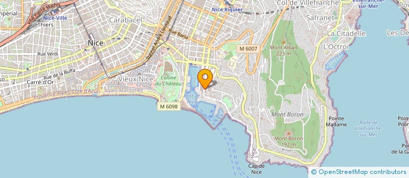 localisation de l'entreprise MONSIEUR ALI JAVANBAKHT à NICE