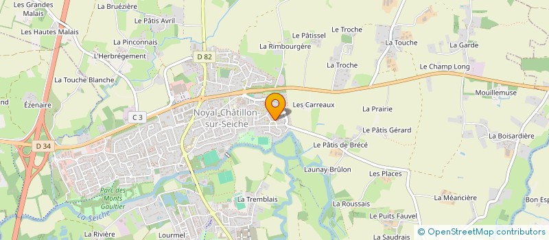 localisation de l'entreprise MONSIEUR ALI JENDLI  NOYAL-CHATILLON-SUR-SEICHE