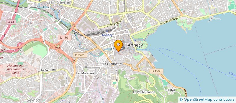 localisation de l'entreprise MONSIEUR ALI KACAR à ANNECY