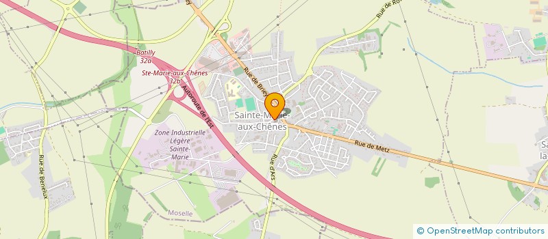 localisation de l'entreprise MONSIEUR ALI KACEMI  SAINTE-MARIE-AUX-CHENES