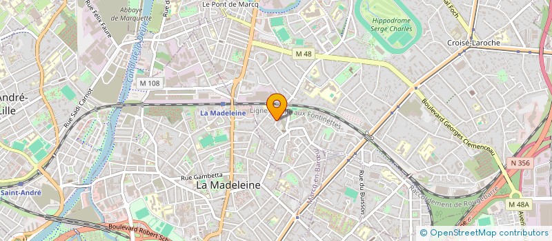 localisation de l'entreprise MONSIEUR ALI KACI à MARCQ EN BAROEUL