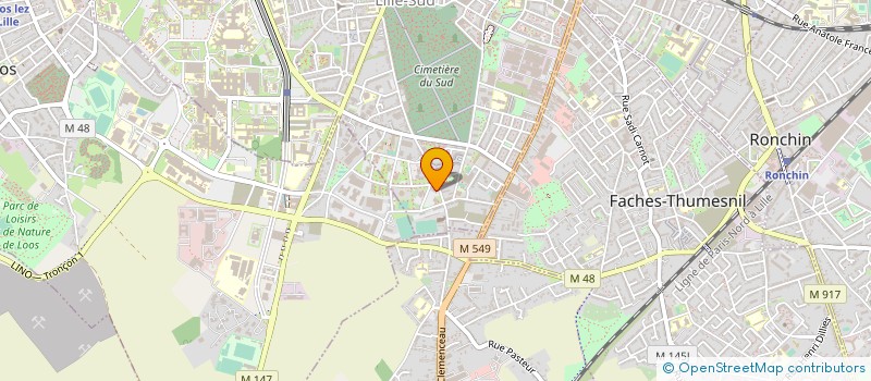 localisation de l'entreprise MONSIEUR ALI KADA à LILLE