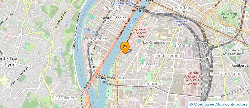 localisation de l'entreprise MONSIEUR ALI KAHLA  LYON