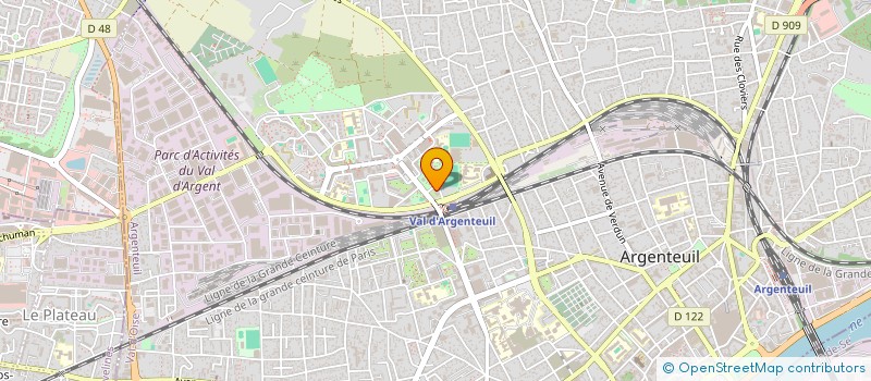 localisation de l'entreprise MONSIEUR ALI KANCEL  ARGENTEUIL